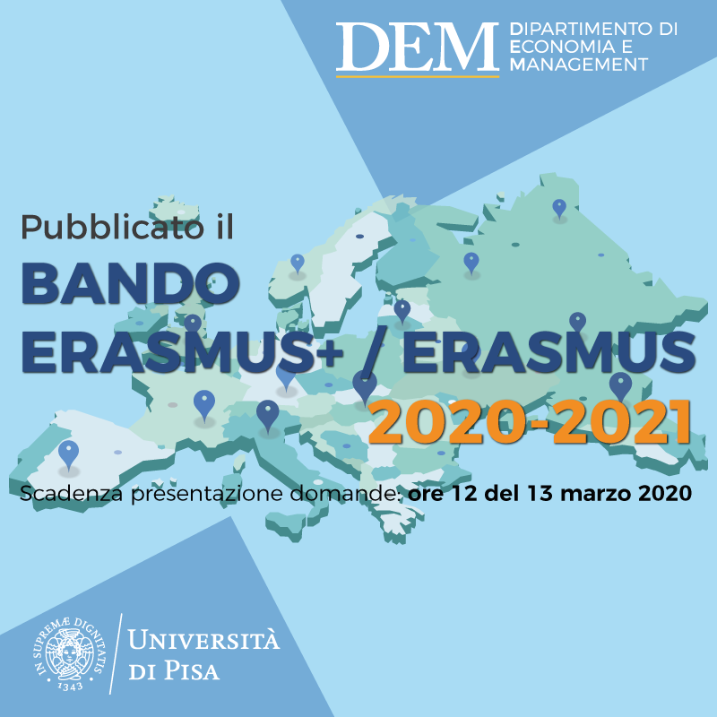 Bando Erasmus 2020-2021